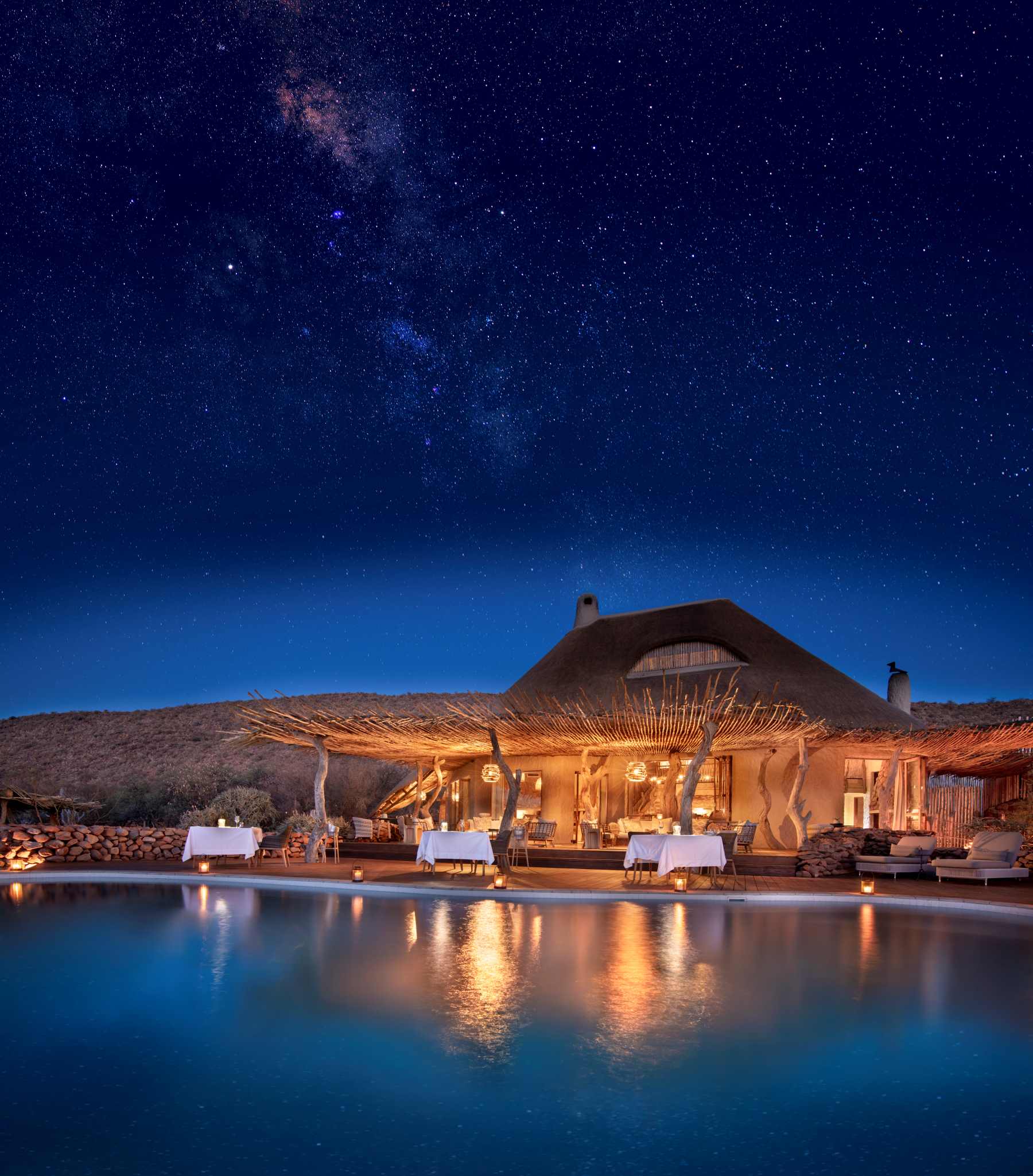 The Motse's Swimming Pool at Tswalu Kalahari