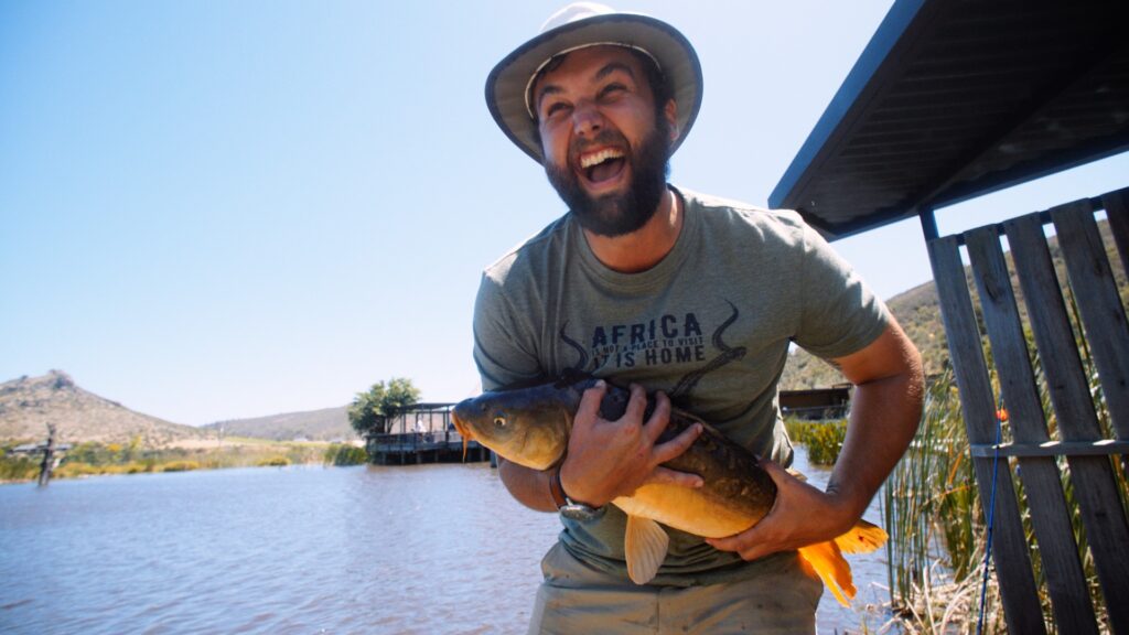 Fishing at Botlierskop