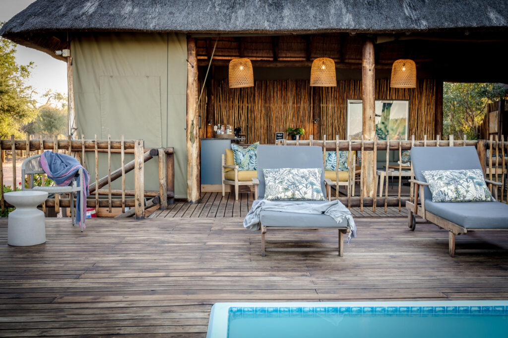 Swimming Pool and Deck nThambo Tree Camp