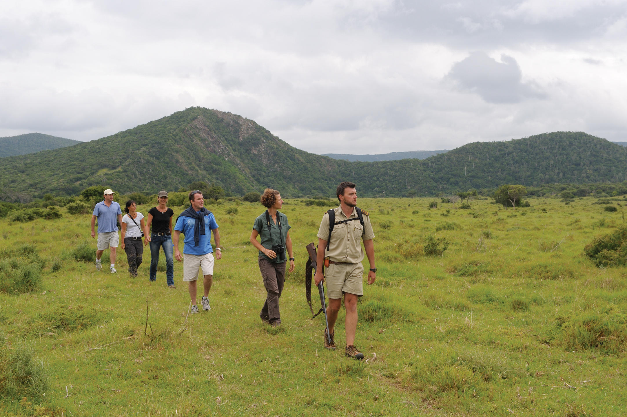 Guided walking safaris at Kariega Game Reserve