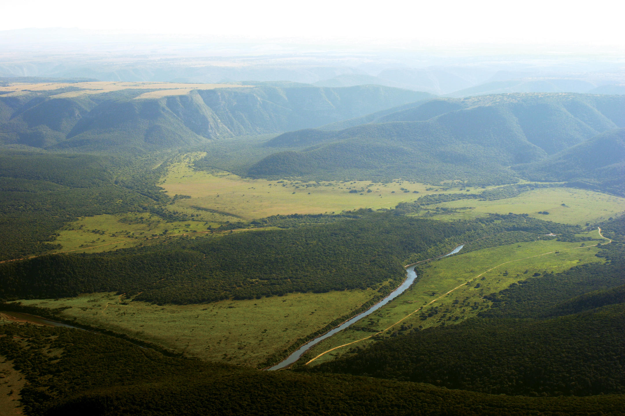 Kariega Settlers Drift aerial view of river