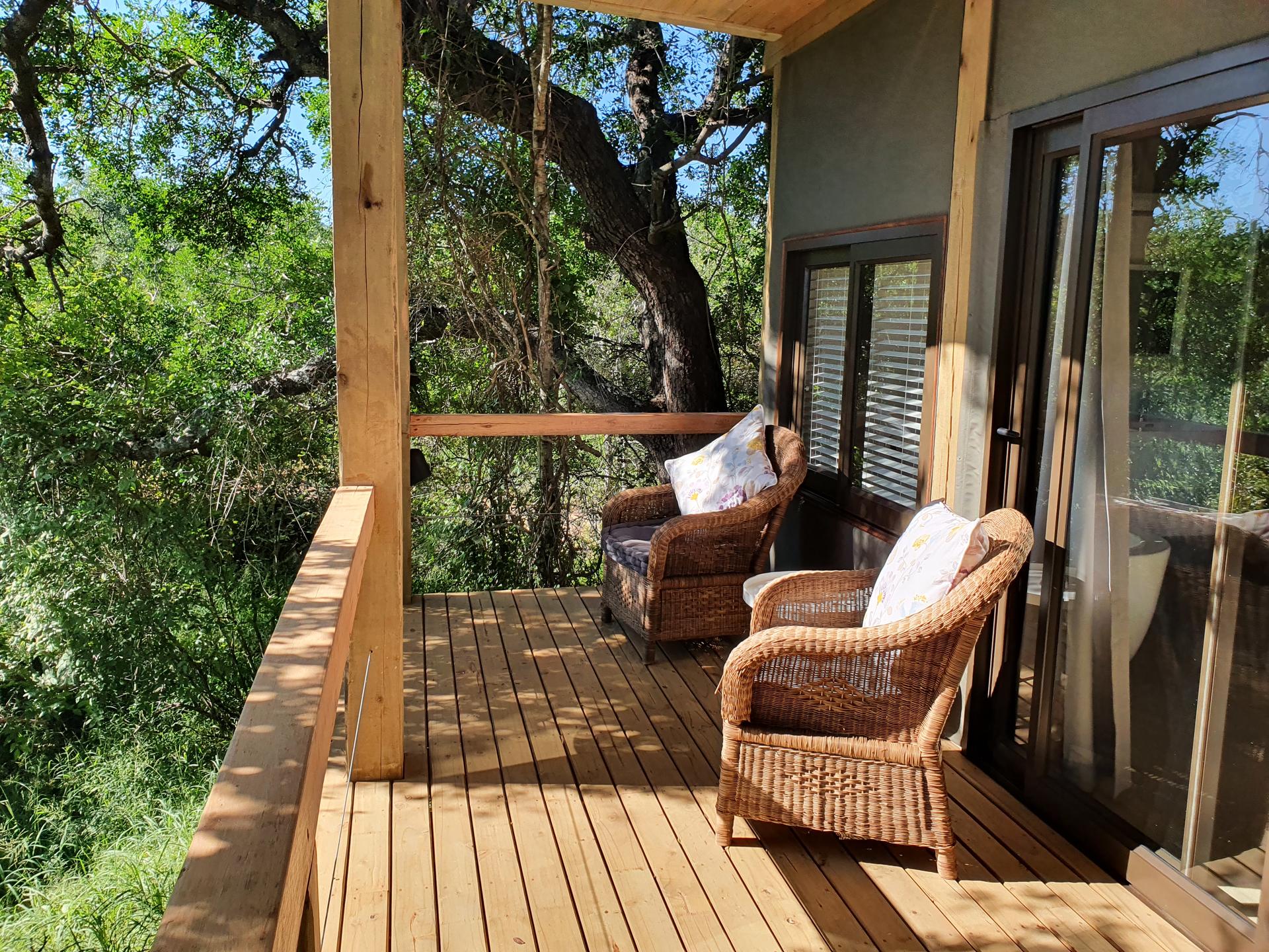 Balcony at Kingfisher Safari Lodge