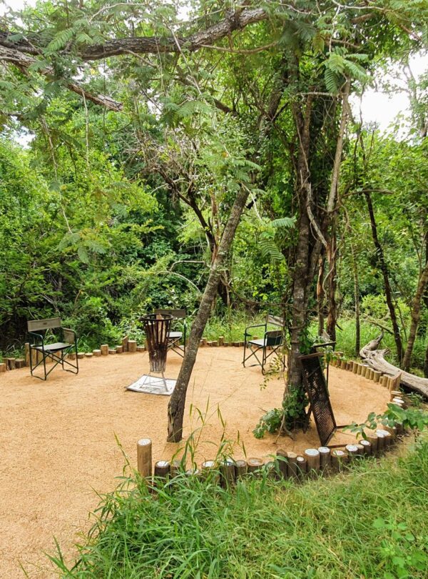 Boma Area at Kingfisher Safari Lodge